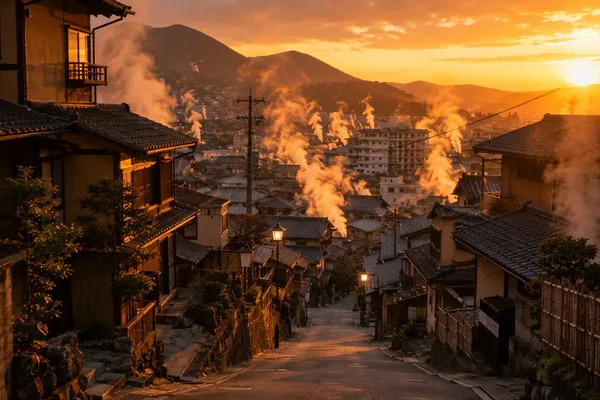 別府を1泊2日で巡る地獄めぐりと温泉モデルコースの風景