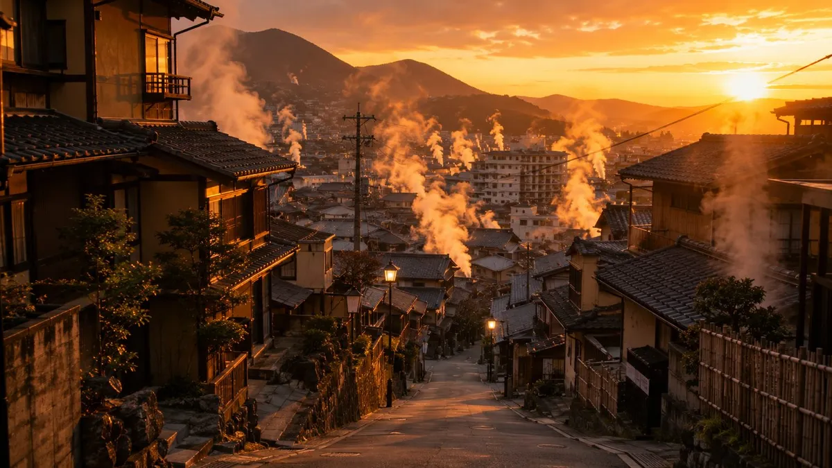 別府を1泊2日で巡る地獄めぐりと温泉モデルコースの風景
